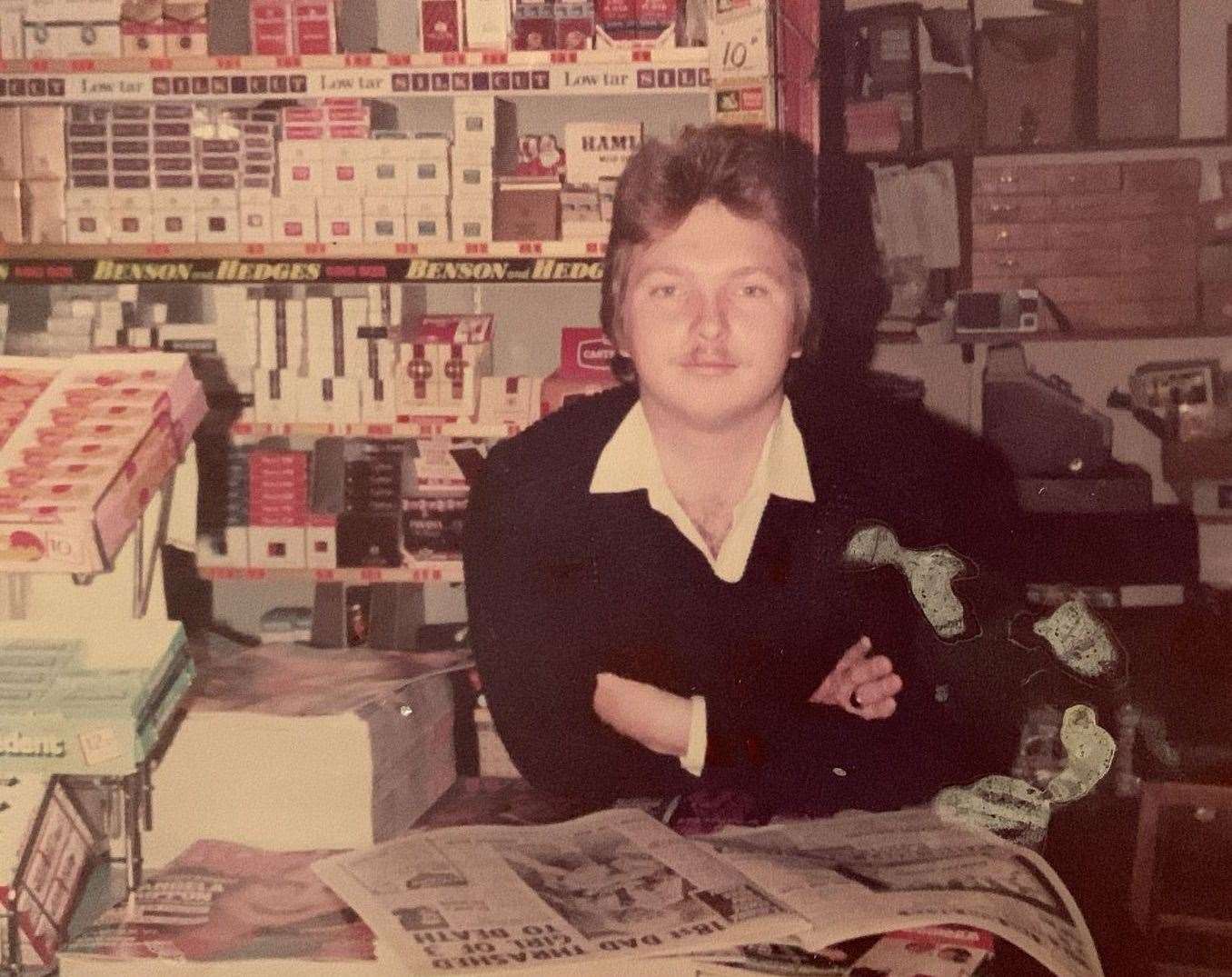 Richard Manuel started working at the shop as a paperboy aged 11 before buying it in 1985