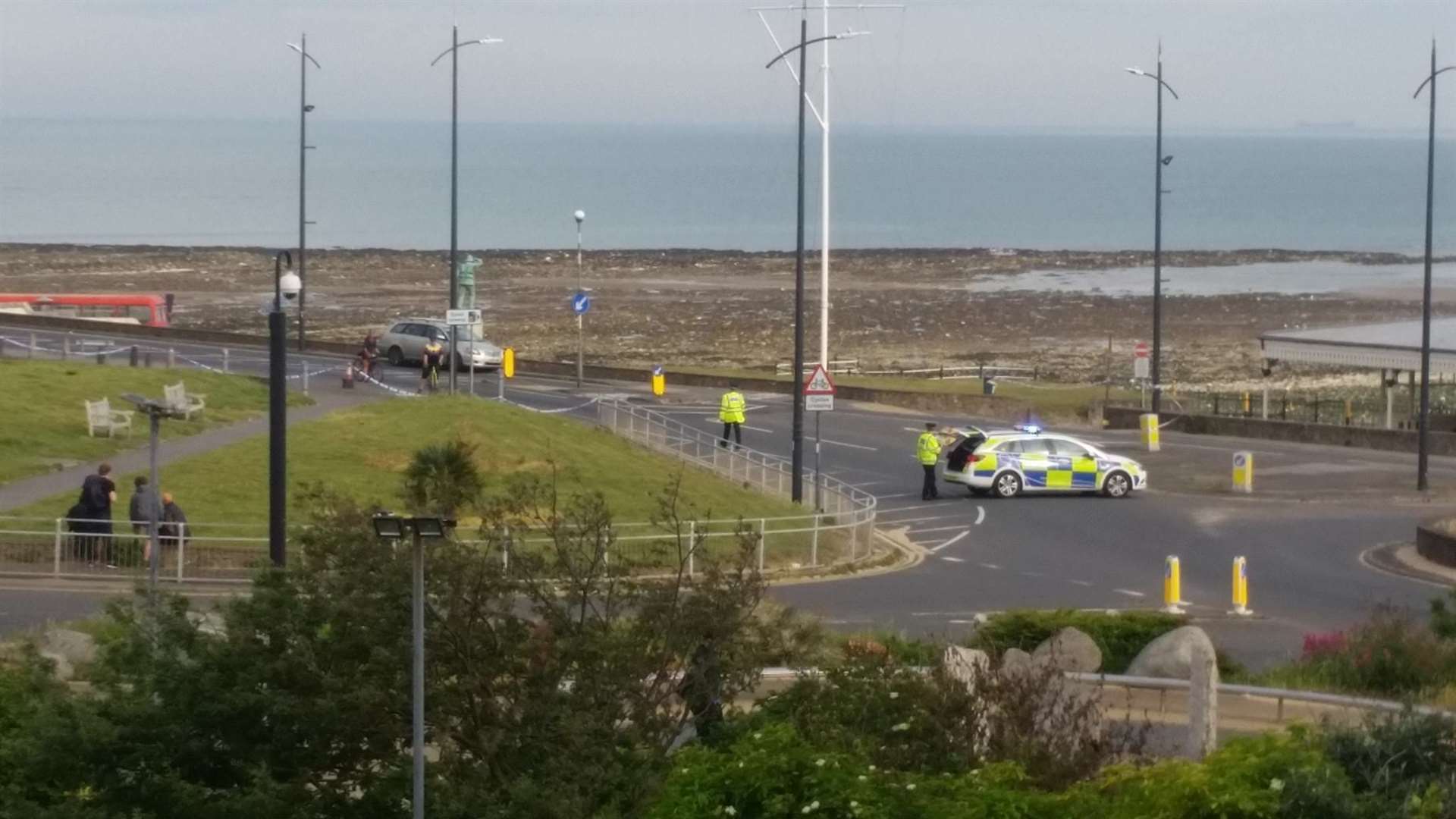Canterbury Road in Margate is closed in both directions between Royal Crescent and Hartsdown Road. Picture: Roy Foord