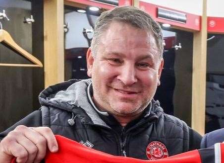 Chatham Town chairman and manager Kevin Hake Picture: CTFC
