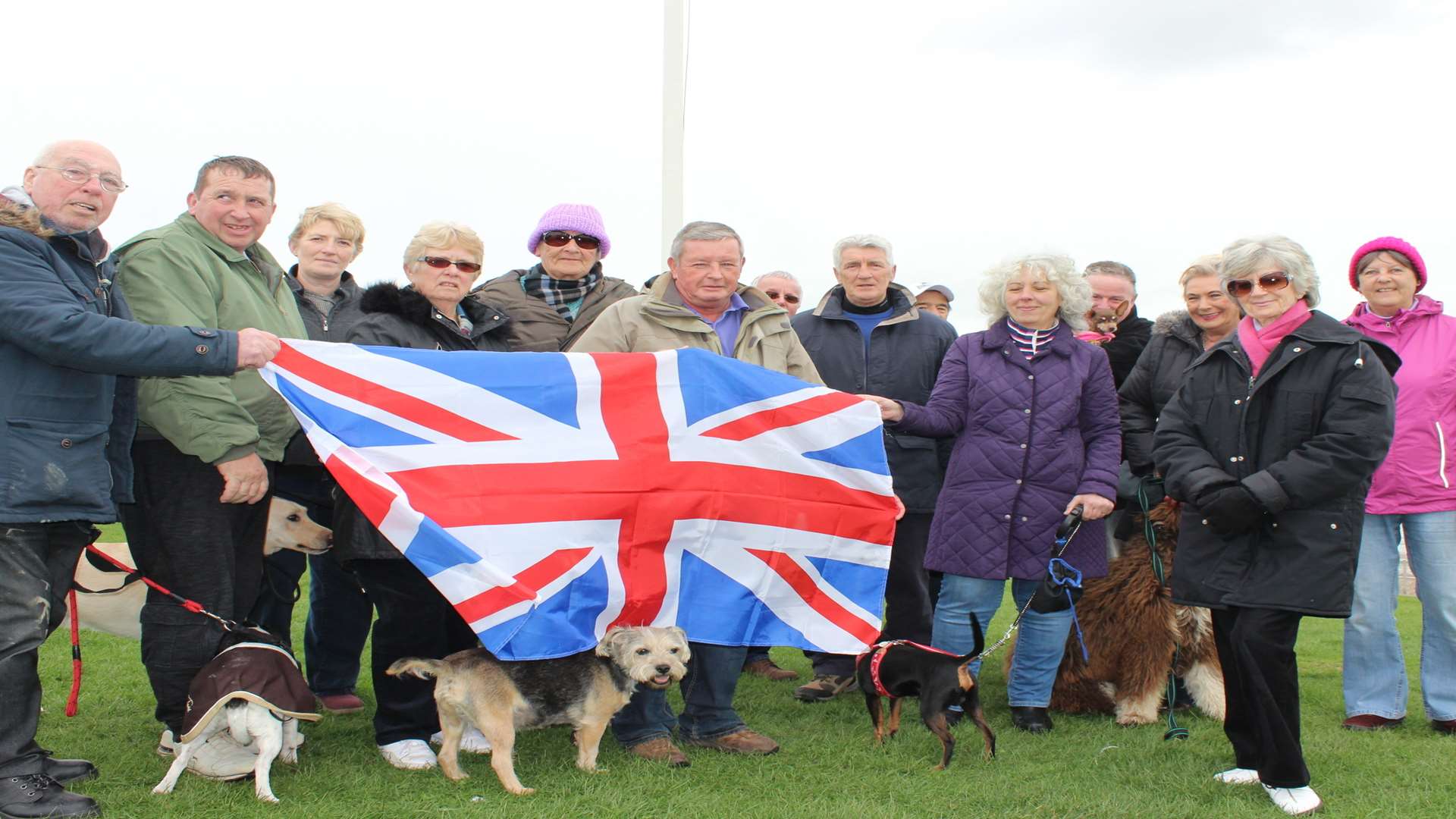 Residents are fuming after the Union Flag was removed by Swale council from a mast on Minster Leas