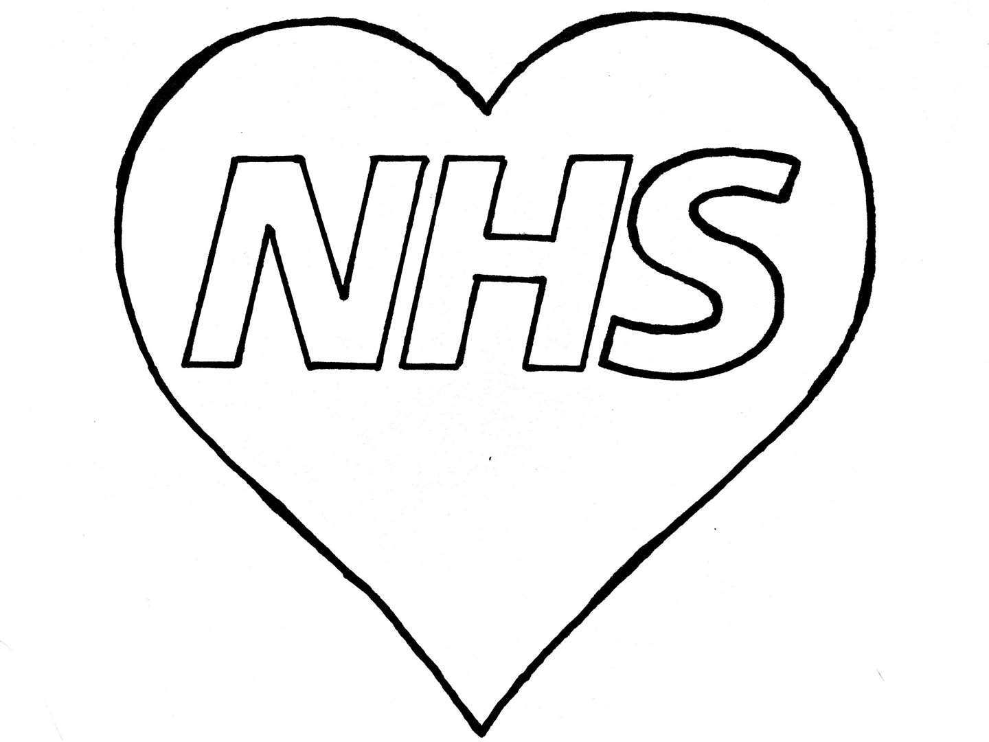 The NHS heart Pattern Template