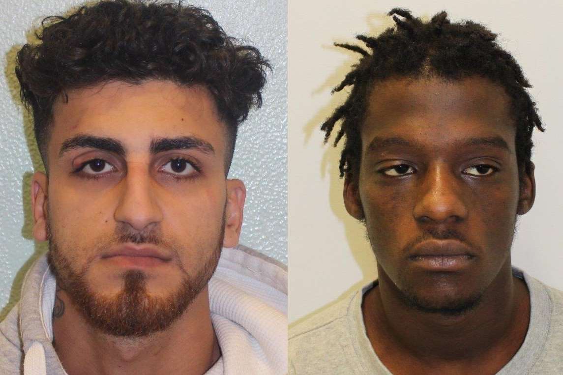 Ali Zahawy, 19, and Rodney Mukasa, 20, were found guilty of the murder. Picture: Met Police