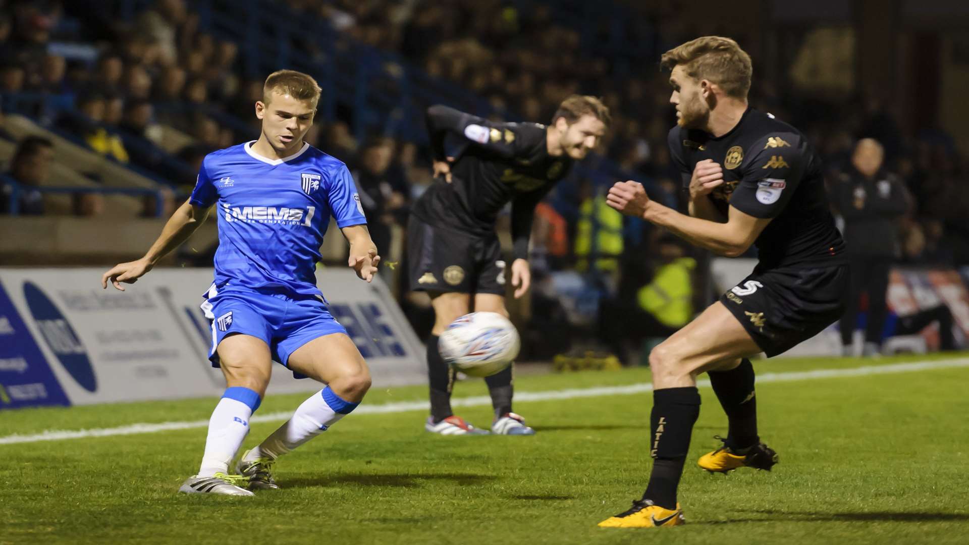 Jake Hessenthaler gets his cross in Picture: Andy Payton
