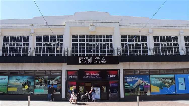 A contract has been offered for work on Folca, the former Debenhams in Folkestone. Picture: FHDC
