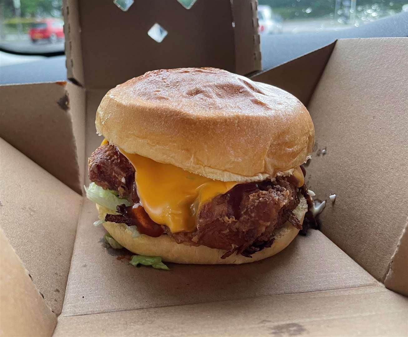 The Smug Chicken burger was the best item we had