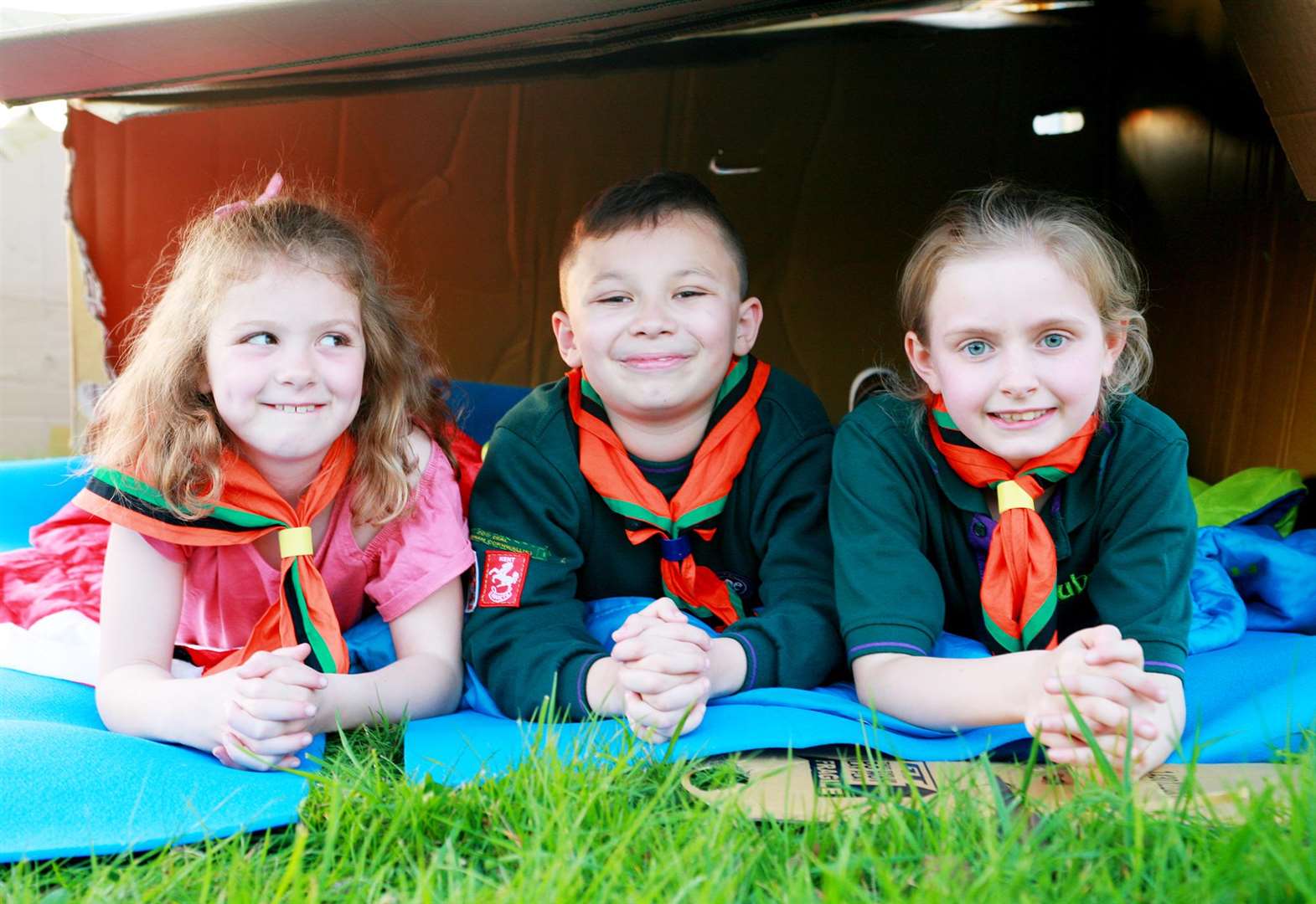 Children will sleep outdoors to help the homeless. Picture: Kent Scouts
