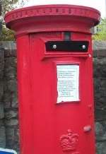 Post boxes have been sealed in parts of the county during the unofficial strike