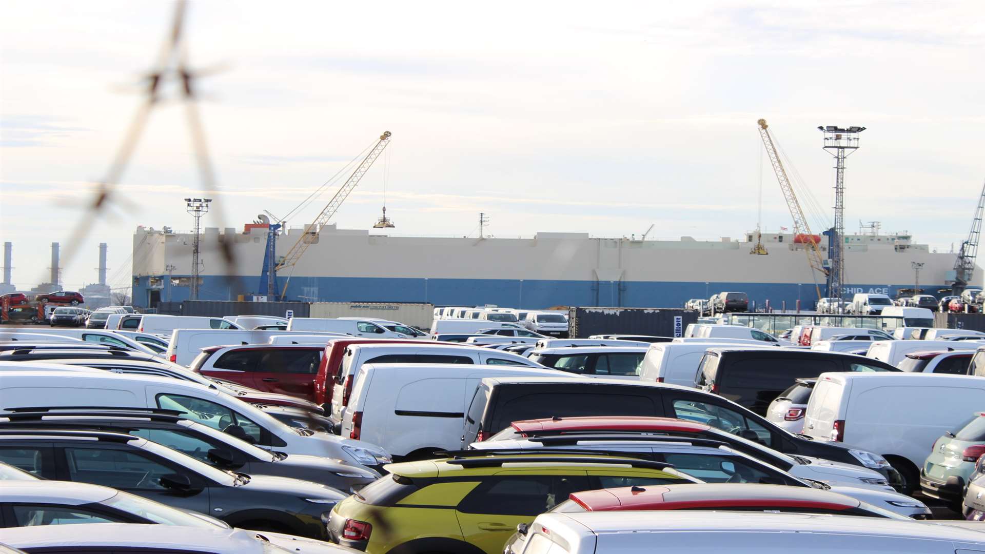 Sheerness imports 400,000 cars a year