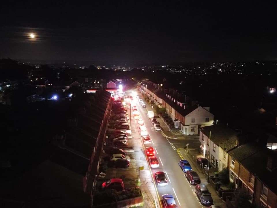 Traffic queuing in Tonbridge Road, Maidstone Picture: Daniel Still