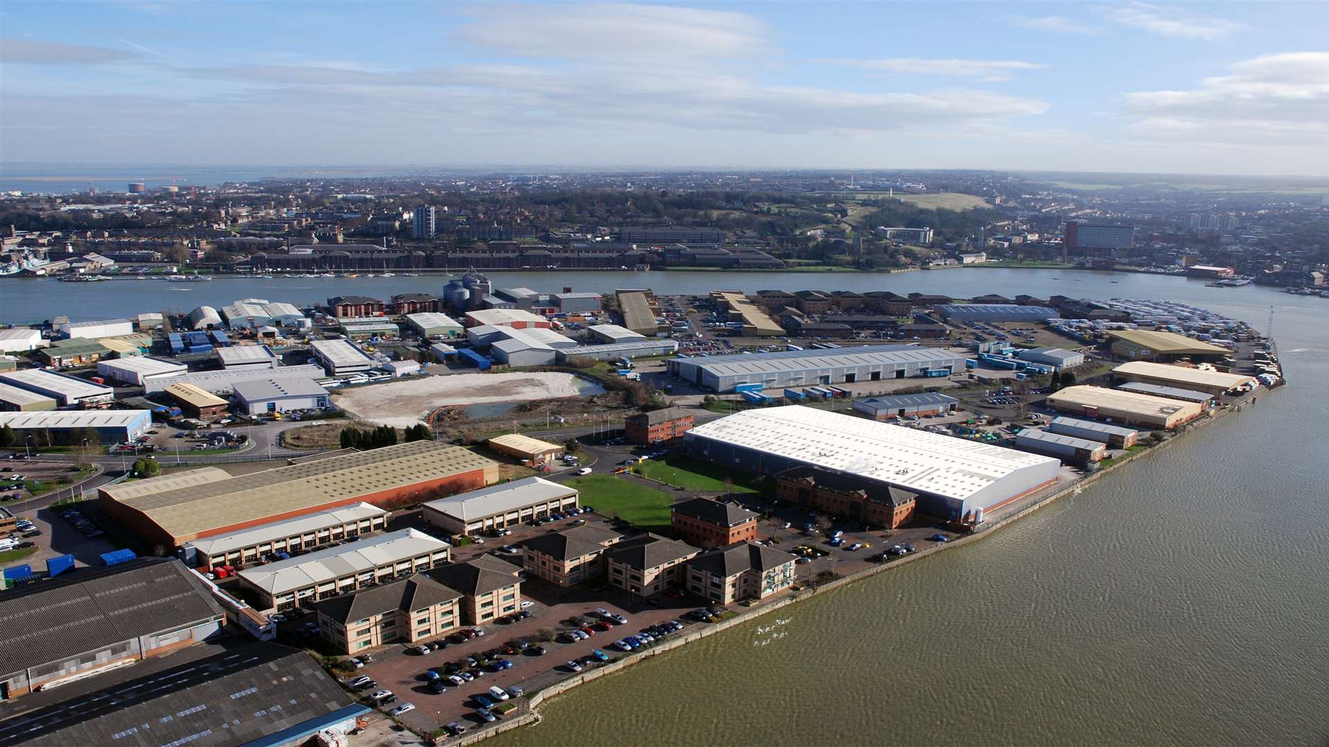 Medway City Estate in Strood is part of the Thames Gateway regeneration area which has helped boost Kent's GVA since the credit crunch