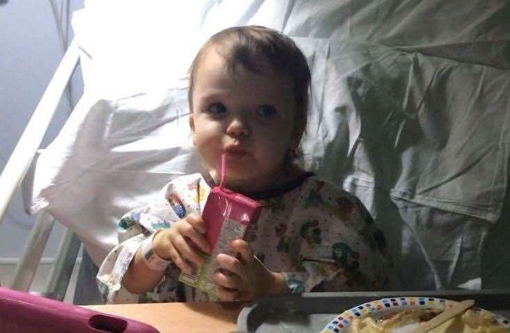 Ivy was diagnosed with acute lymphoblastic leukaemia in February