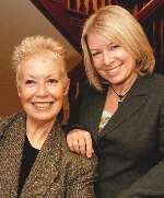 Jill Morrell (right) with Barbara Sturgeon