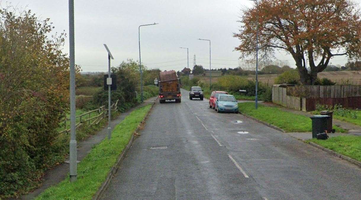 A man's body was found in Lower Higham Road, Gravesend, on Sunday, January 15. Picture: Google