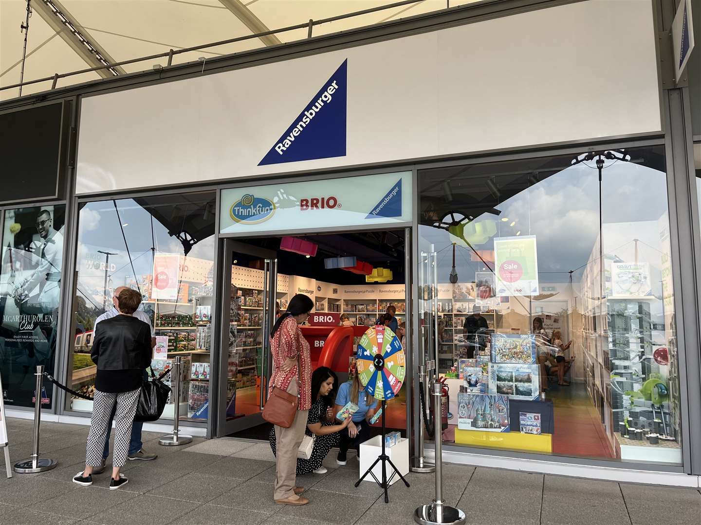 Ravensburger opened at the outlet on Thursday