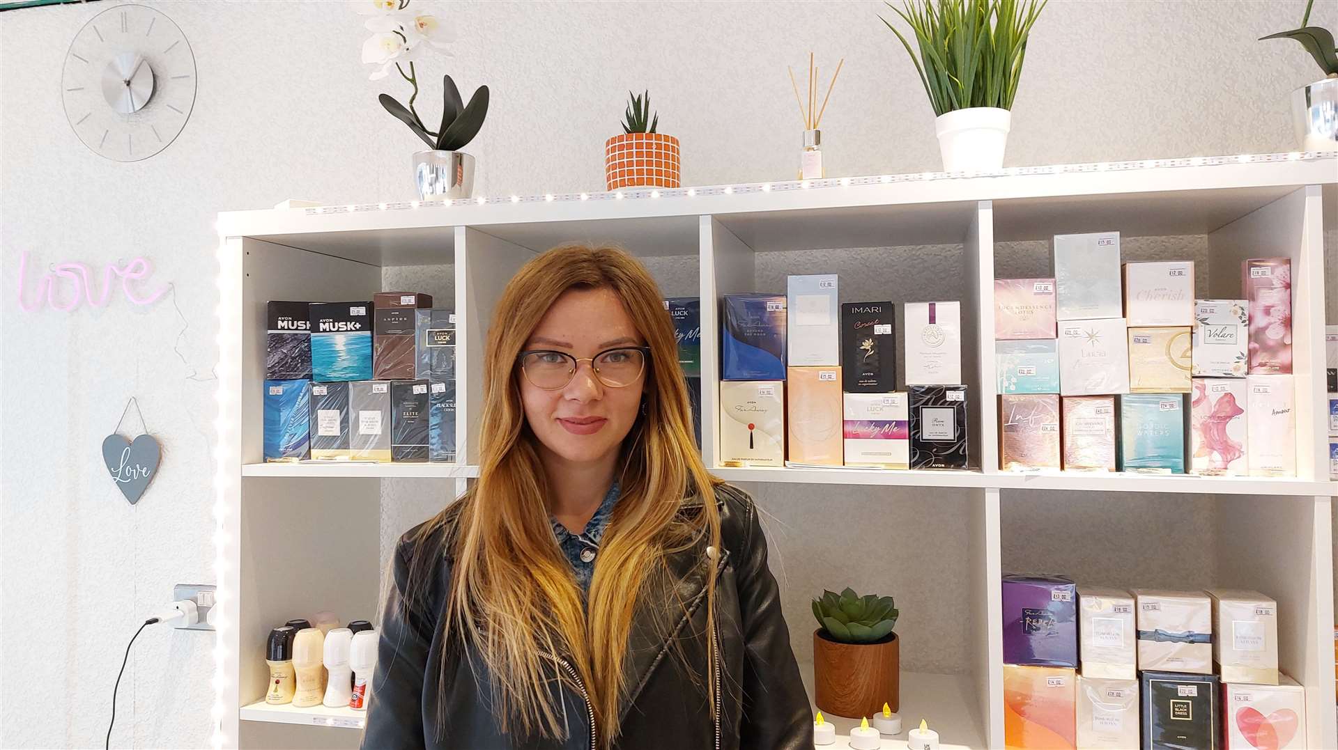 Anastasia Kutyshenko is behind All Brands in Park Mall