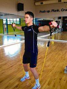 Personal trainer Michael Tuohy, who is helping Emma
