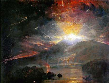 JMW Turner’s work The Eruption of the Soufriere Mountains in the Island of St Vincent