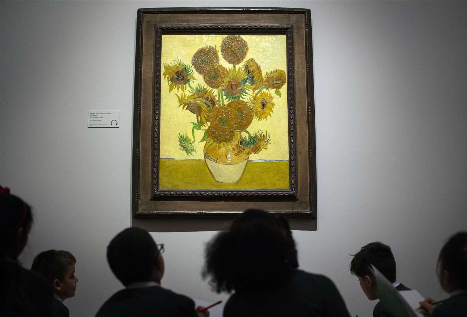 ‘Sunflowers’ (1888) by Vincent van Gogh (Victoria Jones/PA)