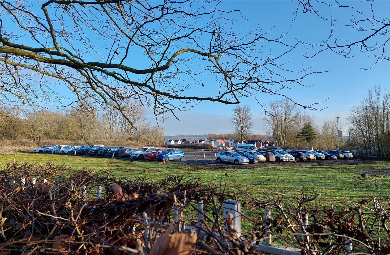 The car park is usually used when large events are held at the Julie Rose Stadium
