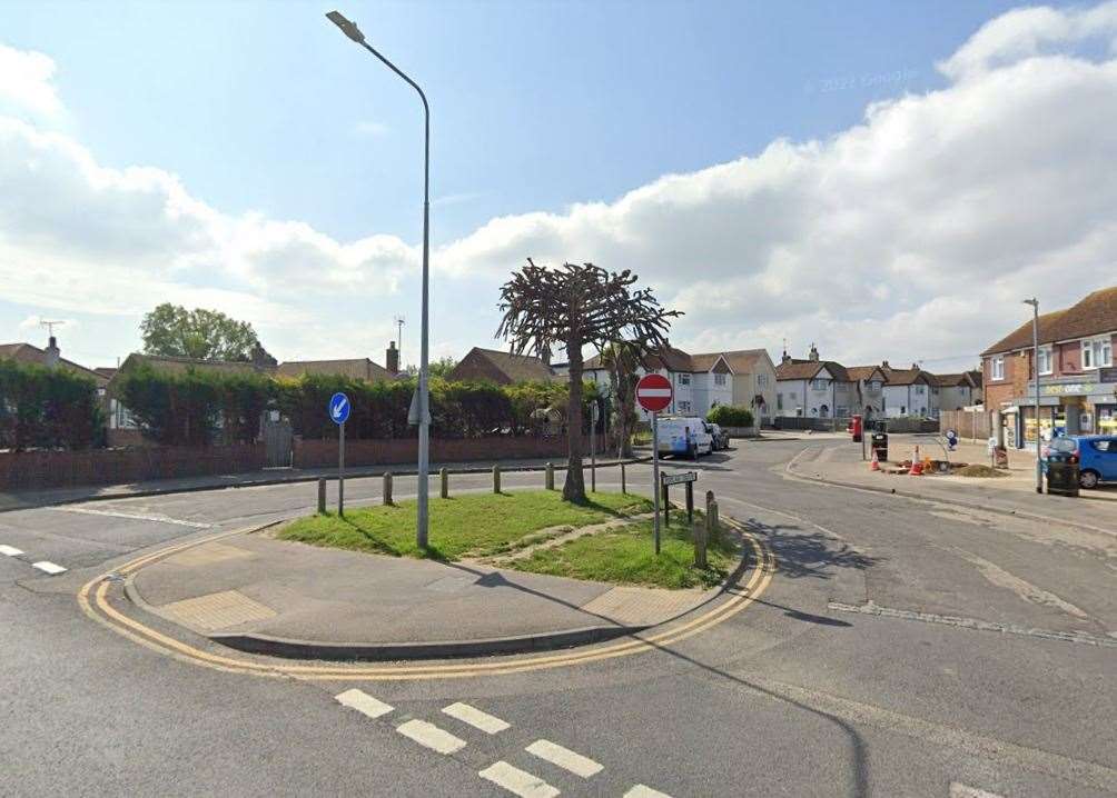 A pedestrian has been hit by a van in Greenhill Road, Herne Bay. Picture: Google Street View