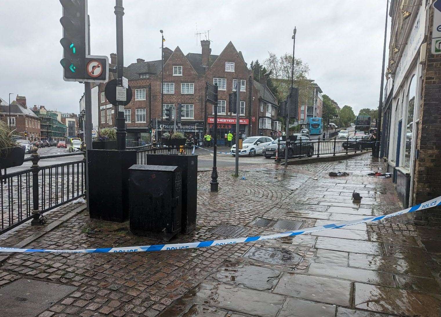 Cyrese Moses was arrested after two people were apparently stabbed at the junction of Rochester High Street and Star Hill on Friday
