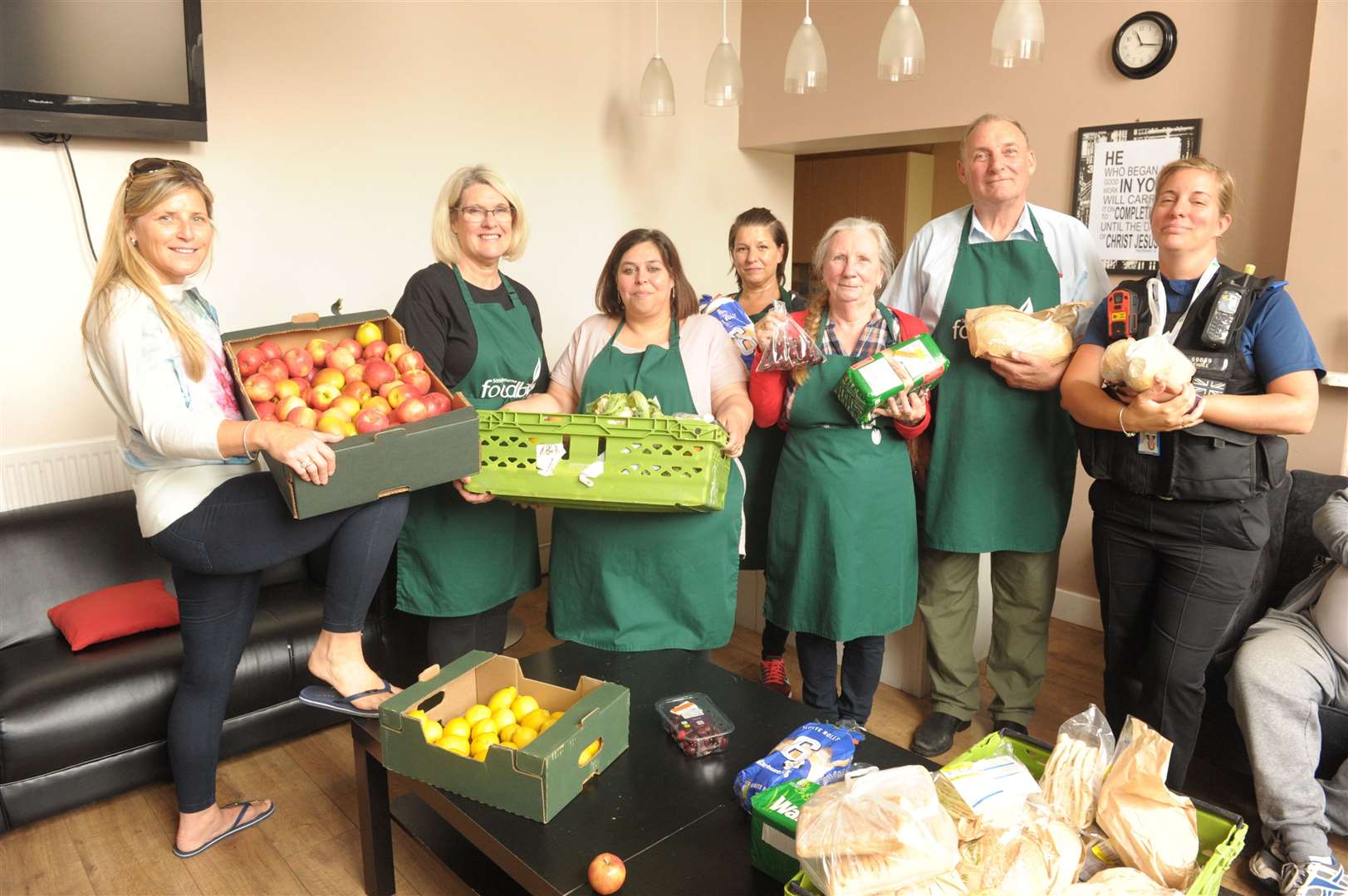Swale Foodbank is now helping NHS staff. Picture: Steve Crispe
