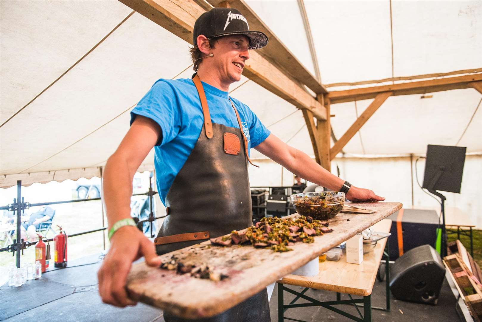 Black Deer Festival included Americana-style food and drink Picture: Caroline Faruolo