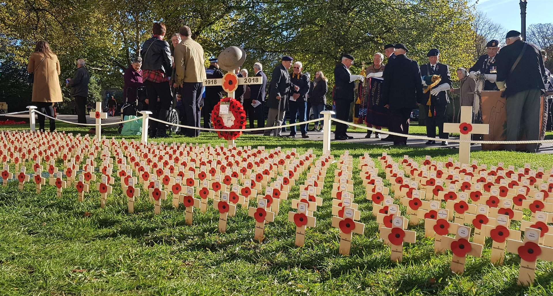 The Field of Remembrance at Canterbury Cathedral