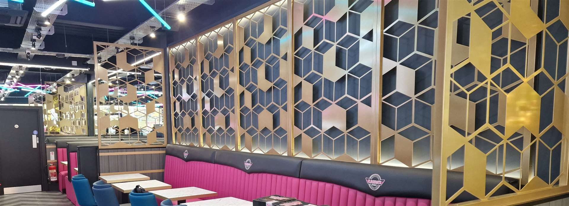 The new venue features modern decorations. Picture: Kaspa's Desserts