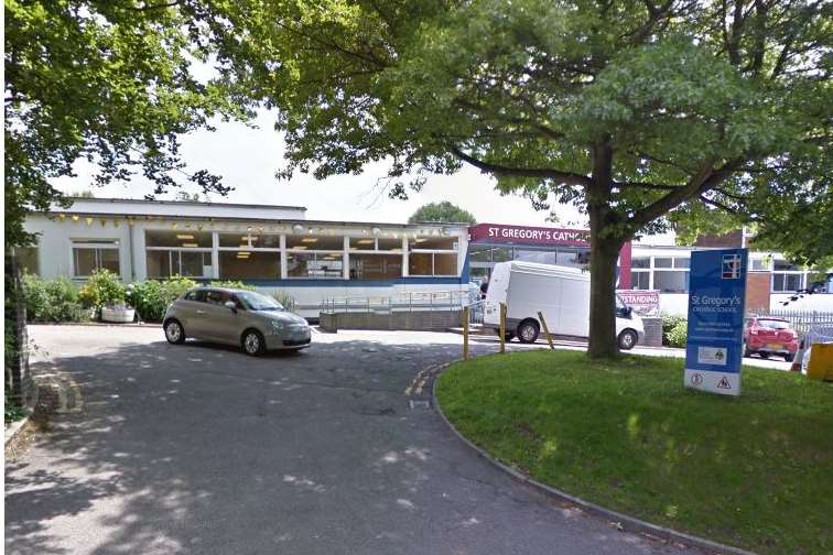 St. Gregory’s Catholic School in Tunbridge Wells. Google Street View