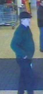 A CCTV image of the owner who left the scene