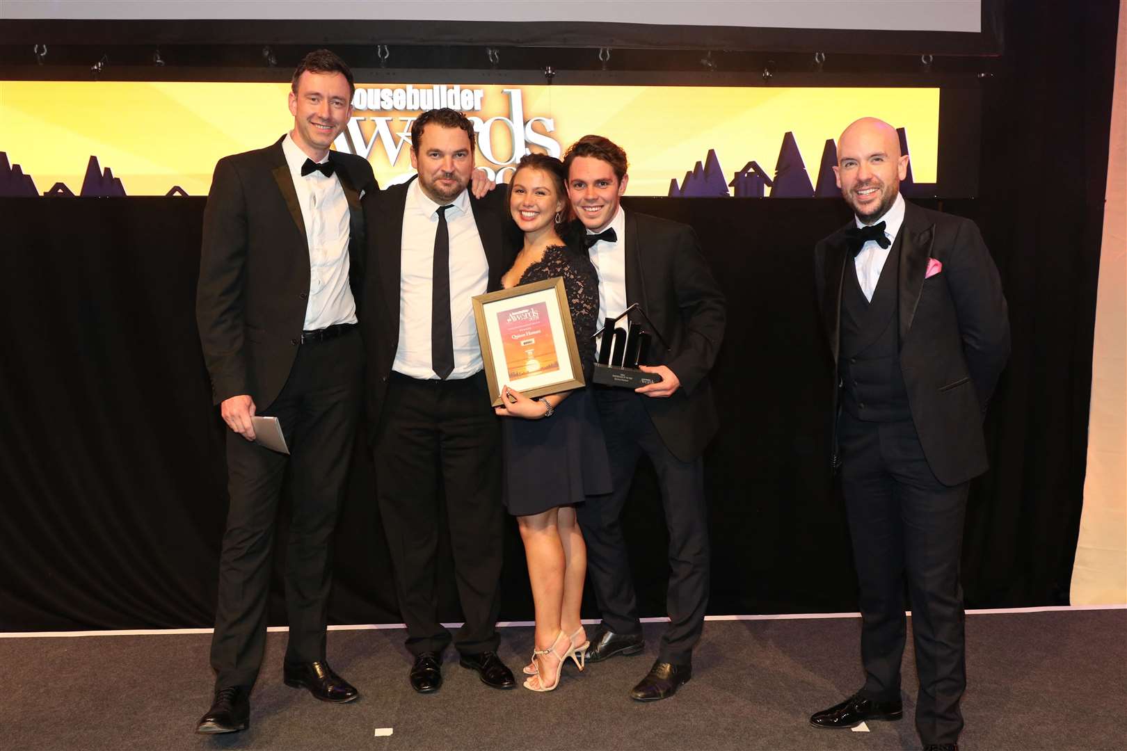 Quinn Homes collects its Small Housebuilder of the Year award