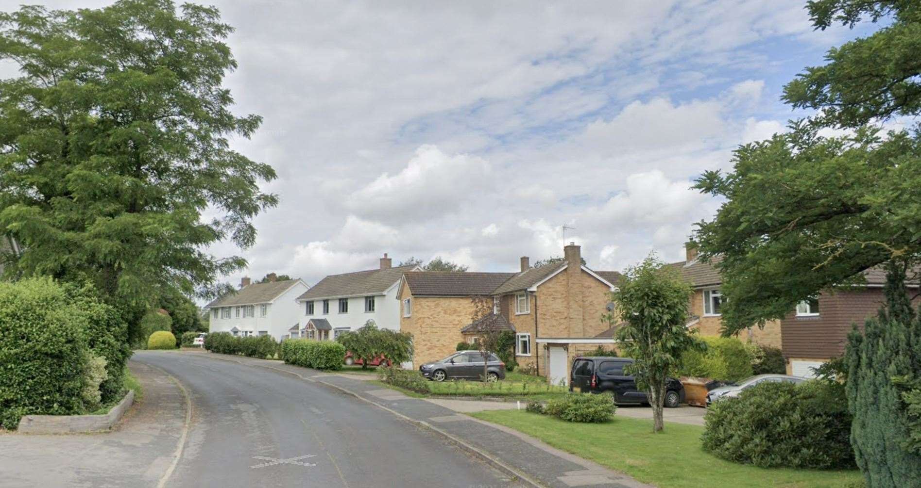 Grinham targeted a home in Dornden Drive, Langton Green. Picture: Google Maps