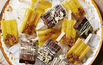 Thomasina Miers: Mango and Chocolate Mexican Lollies
