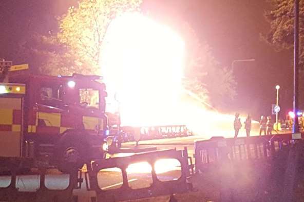 Gas works were being carried out in the area hours before the explosion