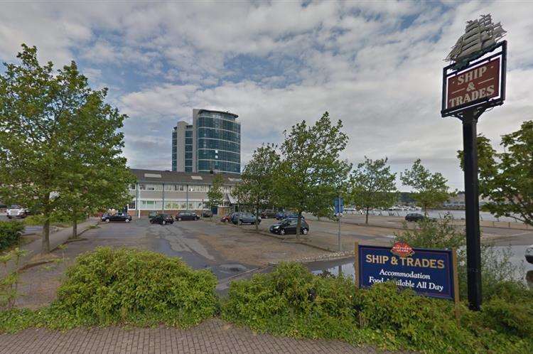 The car park is shared by the Co-op and the Ship and Trades. Picture: Google Street View (7518721)