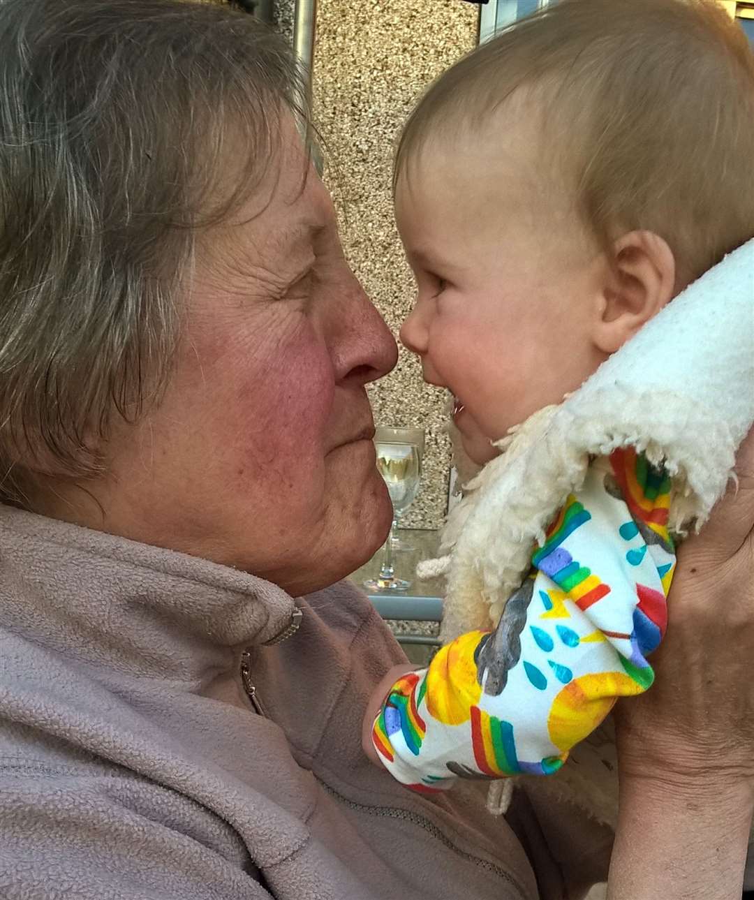 Jean with her granddaughter Tabitha. Photo: Sarella Chalkley