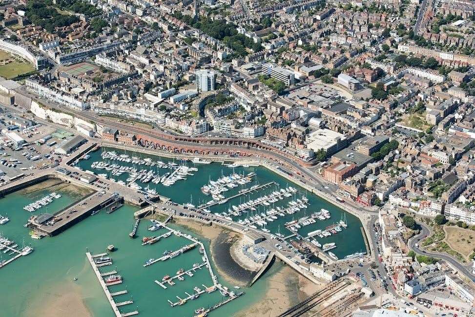 Ramsgate harbour. Picture: Damian Grady/Historic England Archive
