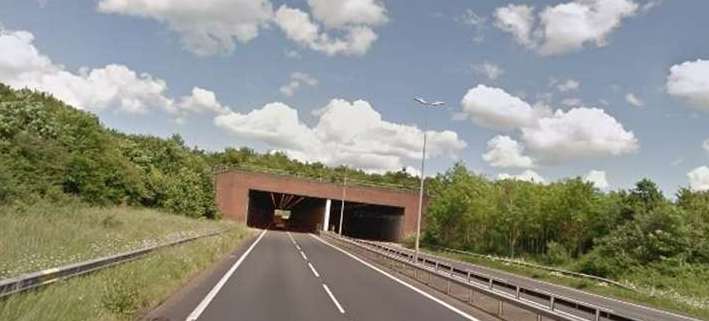 Maintenance work will take place at the Chestfield Tunnel. Picture: Google