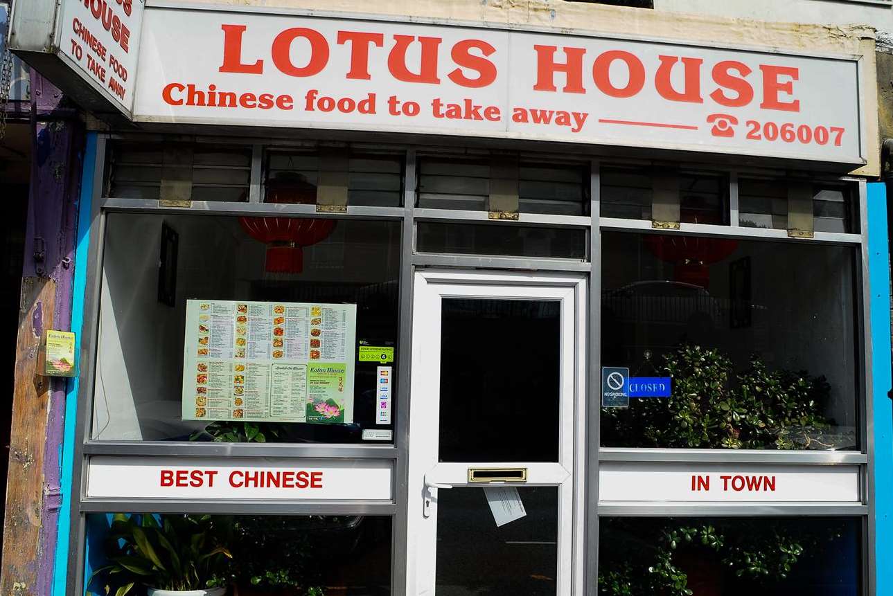 Lotus House takeaway brands itself as 'the best Chinese takeaway in town.'
