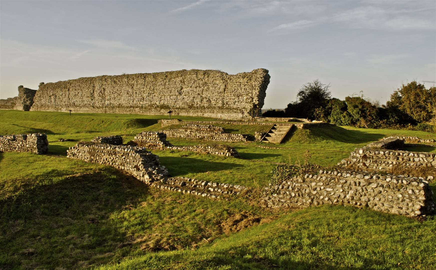Richborough Fort is one of many surviving signs of Kent's early Roman settlement. Picture: Colin Varrall