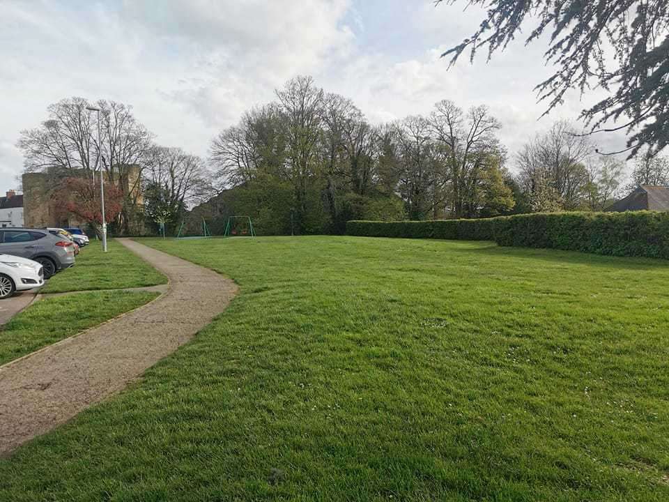 The treasured green space at Upper Castle Fields in Tonbridge
