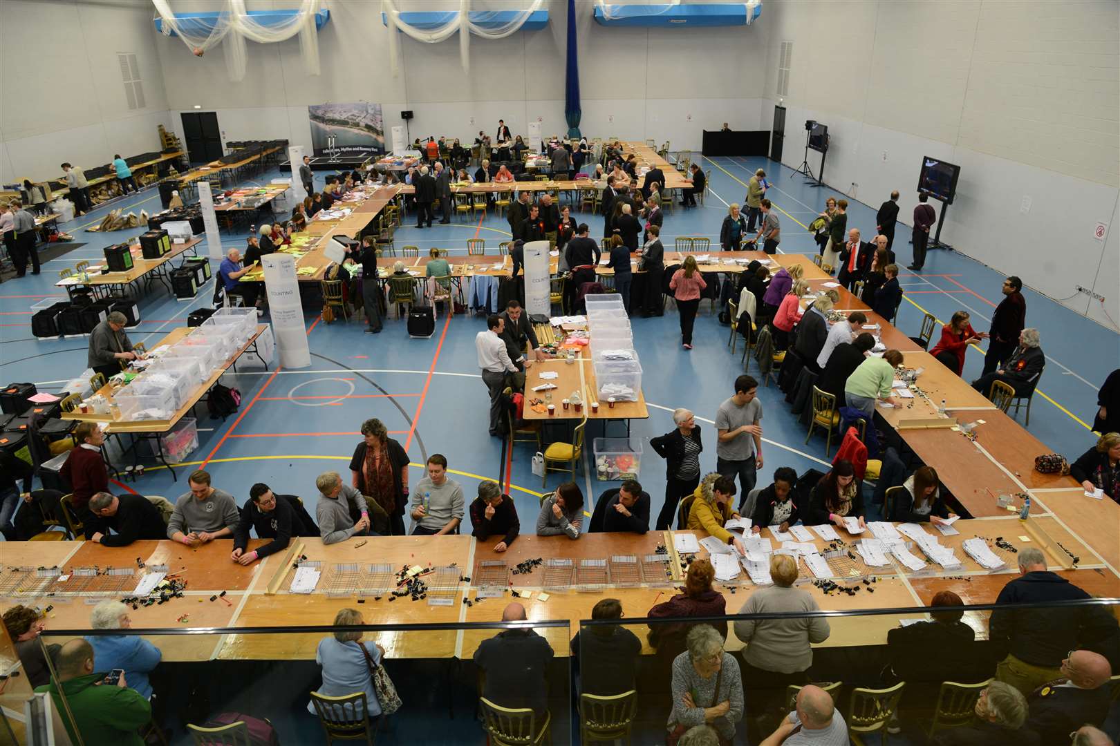Count in full swing. Picture: Gary Browne