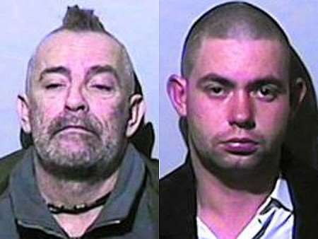 Jailed for life: Duncan Shelbourne and Kyle Eames