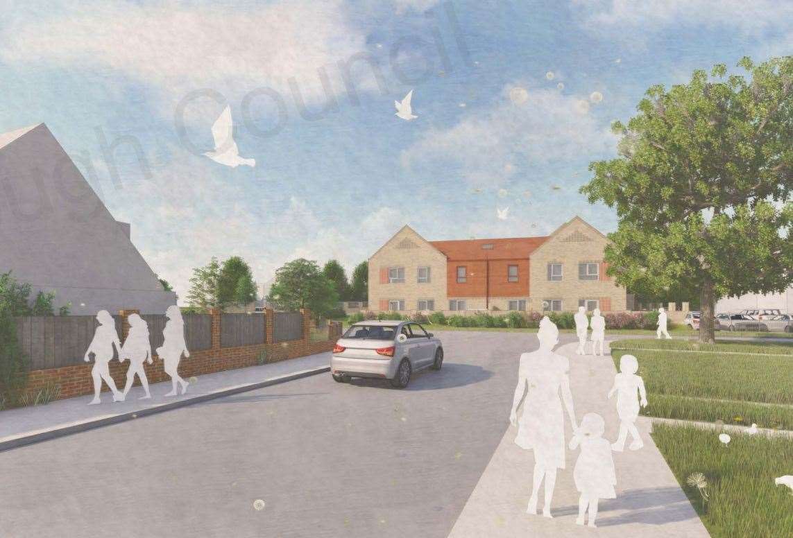 Council officers have recommended the scheme for approval. Picture: BPTW / Gravesham Borough Council