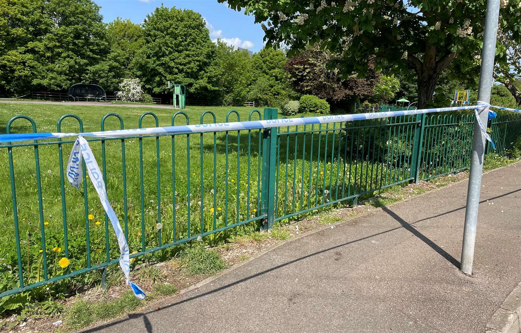 A teenager was stabbed and taken to hospital yesterday