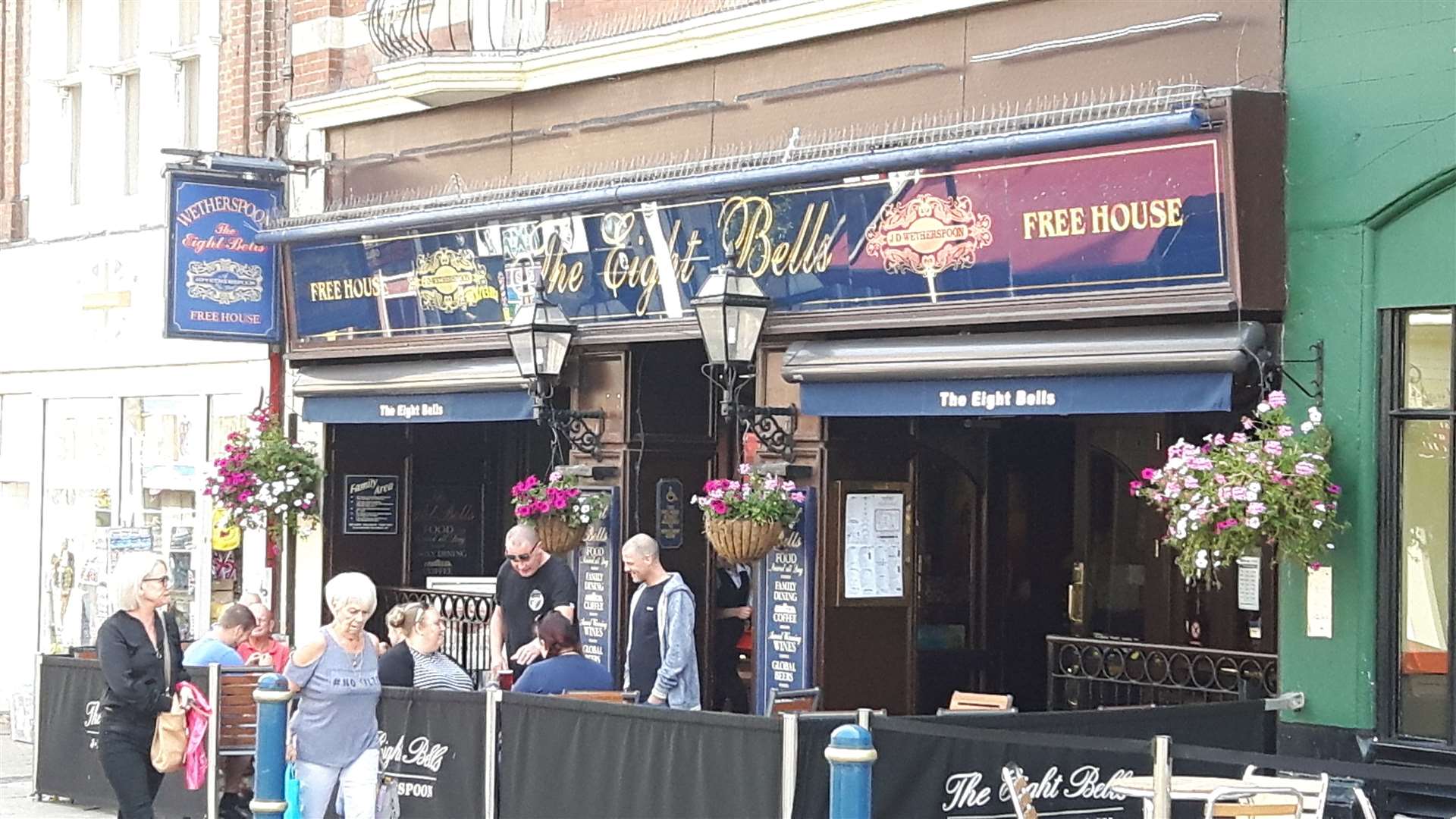 The Eight Bells in Dover opened as a Wetherspoon pub in 1997
