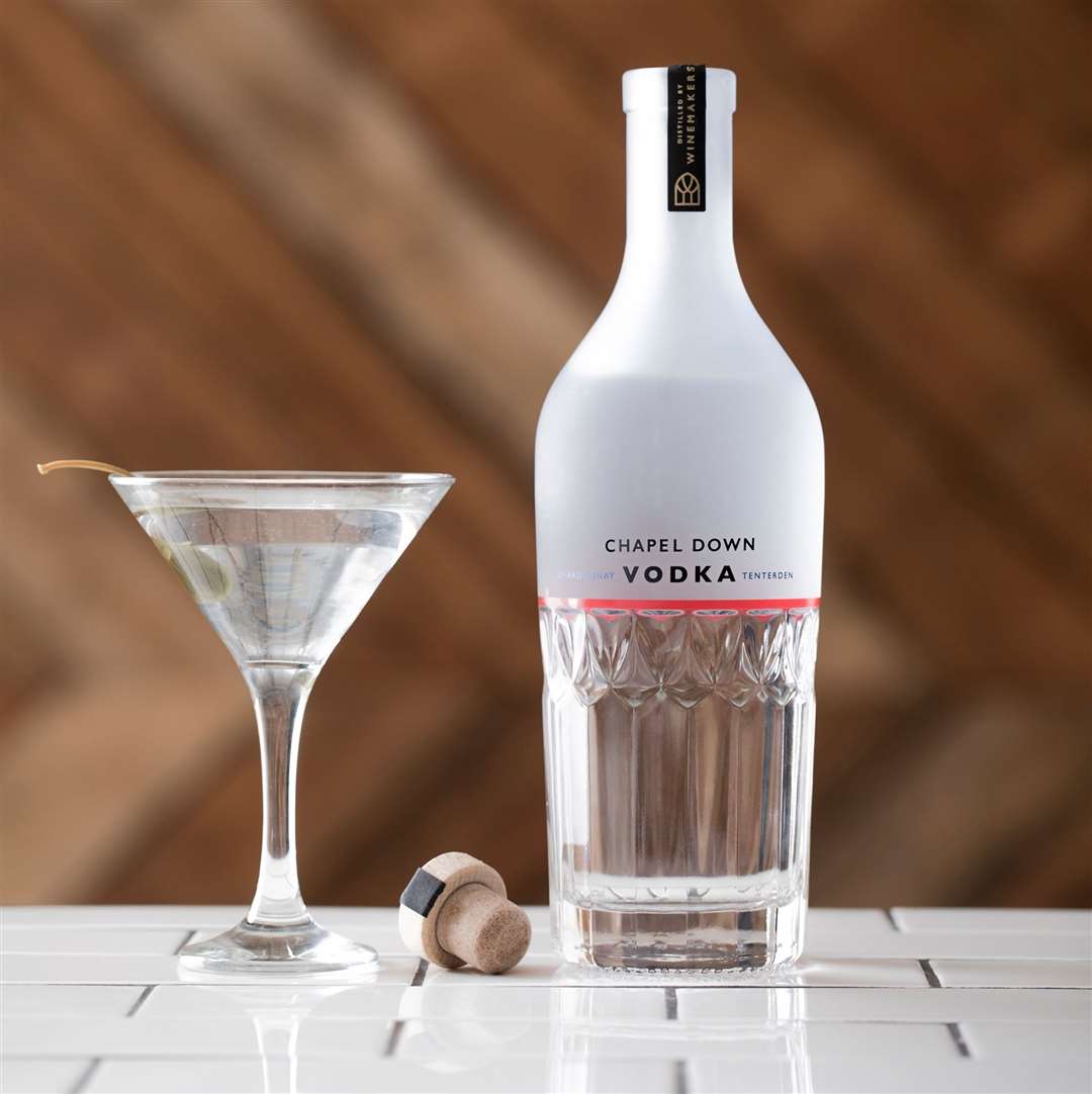 The award-winning Chapel Down also make their own vodka. Picture: Chapel Down