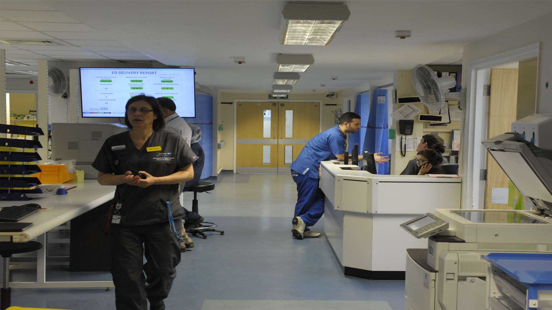 The new emergency department at Medway Maritime Hospital