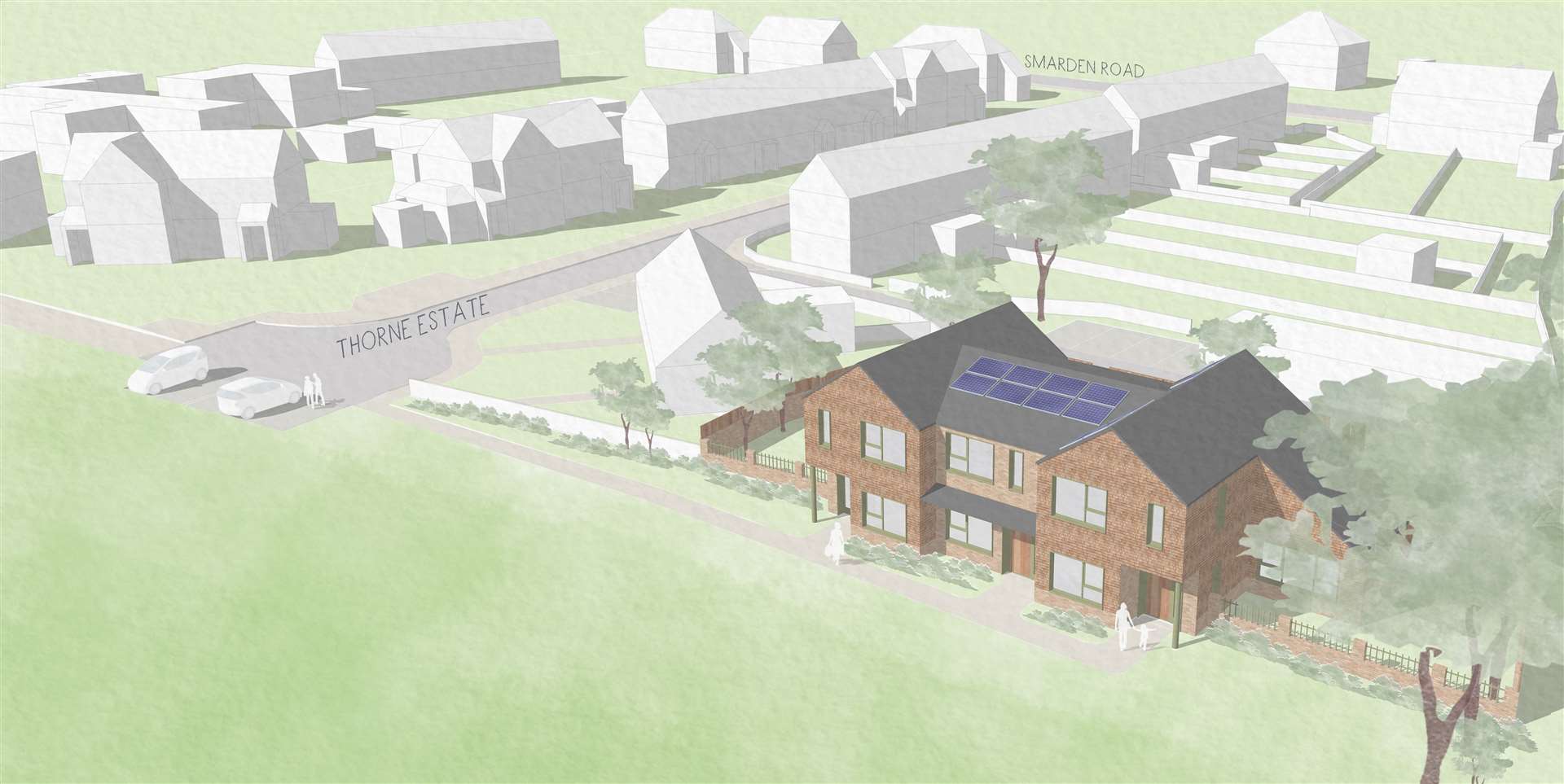 Three affordable homes will be built if the project gets the green light